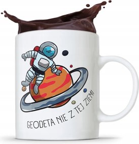 Ajándék Bögre Földmérőnek Nem Ebből A Földből, fényképes nyomattal