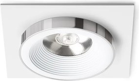 RENDL SHARM SQ I zápustná bílá chrom 230V LED 10W 24° 3000K