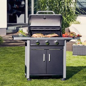 Chicago 3 fekete kültéri gáz grillsütő - ENDERS