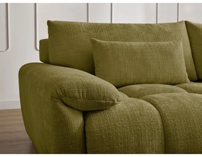 Zöld zsenília kanapé 264 cm Ivane – Bobochic Paris