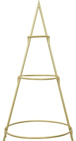 Fém karácsonyfa állvánnyal Arany 180 cm Porszórt Acél