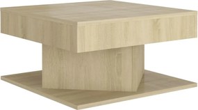 vidaXL sonoma tölgy színű szerelt fa dohányzóasztal 57 x 57 x 30 cm