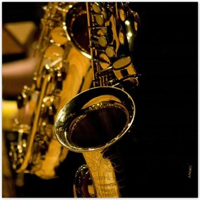 Poszterek 100x100 Szaxofon