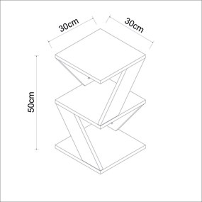 Albeni Sapphire konzolasztal