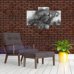 Kép - Akvarell papagájok (90x60 cm)