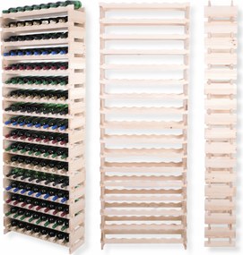 136 palackos bortartó állvány 17x8-as moduláris állvány szerszámok nélkül bővíthető