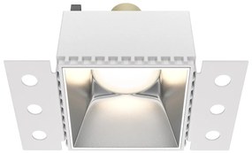 DL051-01-GU10-SQ-WS Share Alumínium Süllyesztett Lámpa Ezüst Színű 1 x GU10 10 W IP20