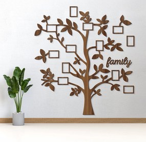 DUBLEZ | Fali fa dekoráció képkeretekkel – Family