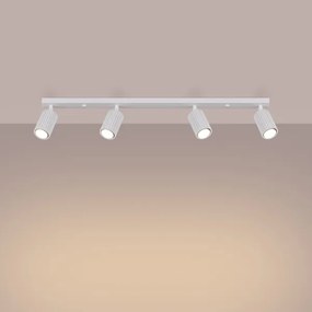 Sollux SL.1546 - Spotlámpa KARBON 4xGU10/10W/230V fehér