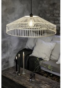 Markslöjd 108783 - Csillár zsinóron TAPA 1xE27/40W/230V bézs/bambusz