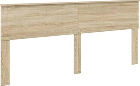 vidaXL Fejtámla Sonoma tölgy 200 cm Faanyag