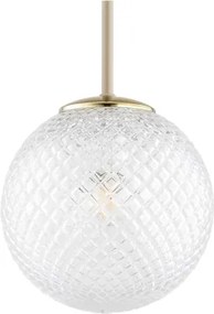 Brilagi - Kábelre függesztett csillár STELLA 1xE27/60W/230V átm. 18 cm bézs/arany
