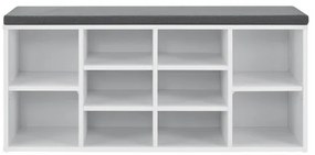 Juskys Cipőpad 104x30x48 cm - fehér