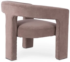 Fotel LILLE Brązowy