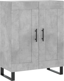 vidaXL betonszürke szerelt fa tálalószekrény 69,5 x 34 x 90 cm
