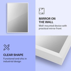 Klarstein La Palma 750 smart, infravörös hősugárzó 2 az 1-ben, 85 x 60 cm, 750 W, tükör elülső rész