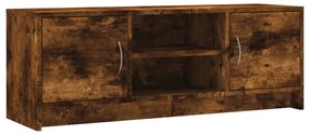 füstös tölgy színű szerelt fa TV-szekrény 102x30x37,5 cm