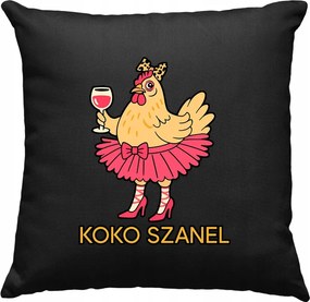 Csirke párna Ko Ko Divatos Fekete
