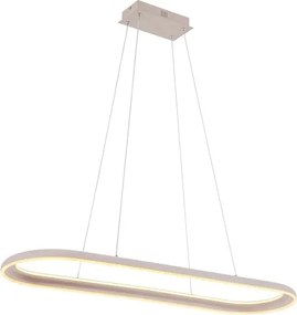 LED csillár kábelen CASHMERE LED/80W/230V 30x100 cm bézs