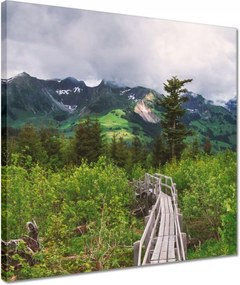 Vászonkép 40x40 Híd Építészet Tájkép