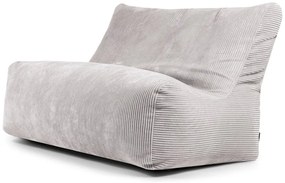 Világosszürke kordbársony babzsákfotel Sofa Seat Lounge – SLOWDOWN