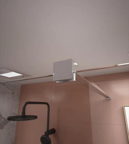 Erga Paris, Walk-In zuhany paraván 110x200 cm, 8 mm átlátszó üveg, króm profil, ERG-V02-PARIS-110x200-CL-CR