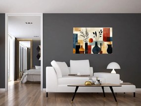 Kép - Kubista vázák (90x60 cm)