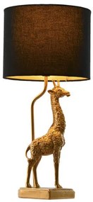 Design asztali lámpa arany zsiráf