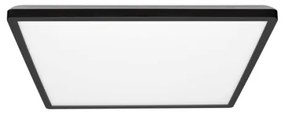 NIVERA LED 18W 230V IP54 fürdőszobai mennyezeti lámpa 30x30 cm fekete