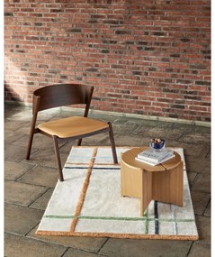 Sötétbarna fotel Oblique – Hübsch