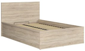 Egyszemélyes ágy 120 cm Tetrix 6 (szonoma tölgy) (ágyráccsal) (tárolóhellyel). 1098486