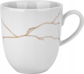 Bögre 350ml Tektonika Fehér