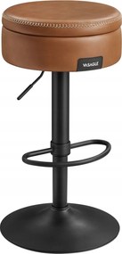 Barna forgó hoker tároló szék nappali étkező konyha Ekho