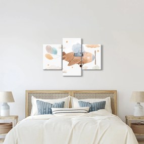 Kép - Akvarell elefánt egy repülőgépen (90x60 cm)