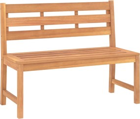 vidaXL tömör tíkfa kerti pad 114 cm