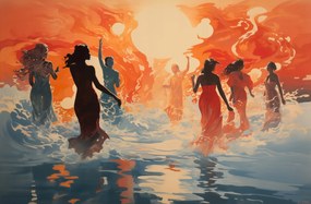 Poszter 86,4x56,8cm Táncos Izzó