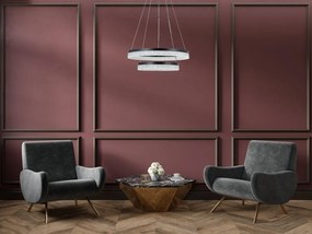 Italux glamour modern függeszték pantal matt fekete itxpnd-34533-2l-bk