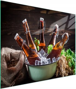 Üveg Vágódeszka 52x30 Palack Edzett Üveg