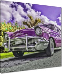 Vászonkép 90x90 Lila Chevrolet
