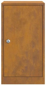 postaláda Rozsdás 30 x 23 x 55 cm időjárásálló acél