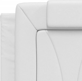 fehér műbőr fejtámla párna Viana 120 cm