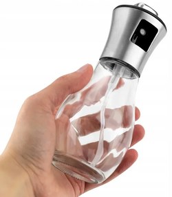 Olaj adagoló permetezővel 200 ml - ezüst
