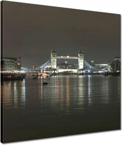 Vászonkép 50x50 Éjszakai panoráma London