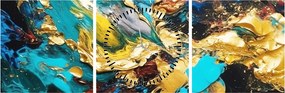 Kép - Texturált olajfestmény (órával) (90x30 cm)