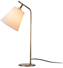 Fehér-bronzszínű asztali lámpa (magasság 67 cm) Salihini – Opviq lights