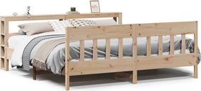 vidaXL tömör fenyőfa ágy matrac nélkül 200 x 200 cm
