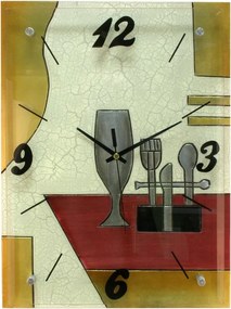 Konyhai Óra modern Evőeszköz Mintás olcsón!!!