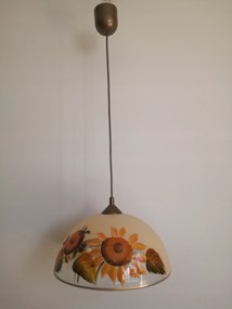 Díszített Függő Konyhai Lámpa -kötél- Napraforgó 2
