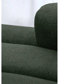 Sötétzöld sarokkanapé (bal oldali-heverő résszel) Shell – Miuform