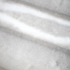Világosszürke műszőrme takaró 130x170 cm Flint – Catherine Lansfield